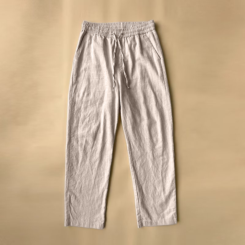 Men's Linen-Cotton Trousers – Breathable Summer Tailoring – view 3