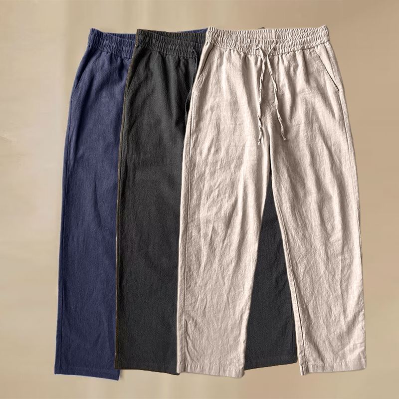 Men's Linen-Cotton Trousers – Breathable Summer Tailoring – view 8