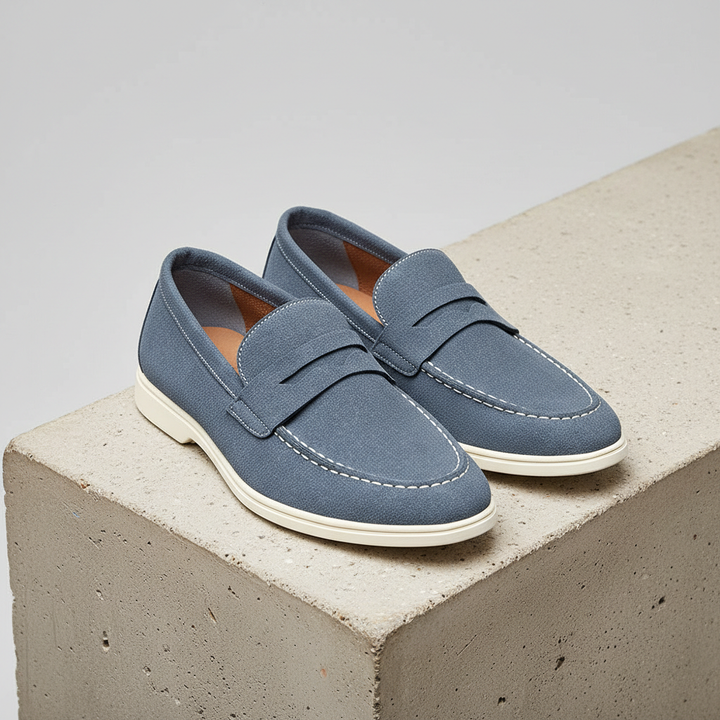Men's Suede Slip-On Loafers – Soft Casual Driving Shoes – view 10