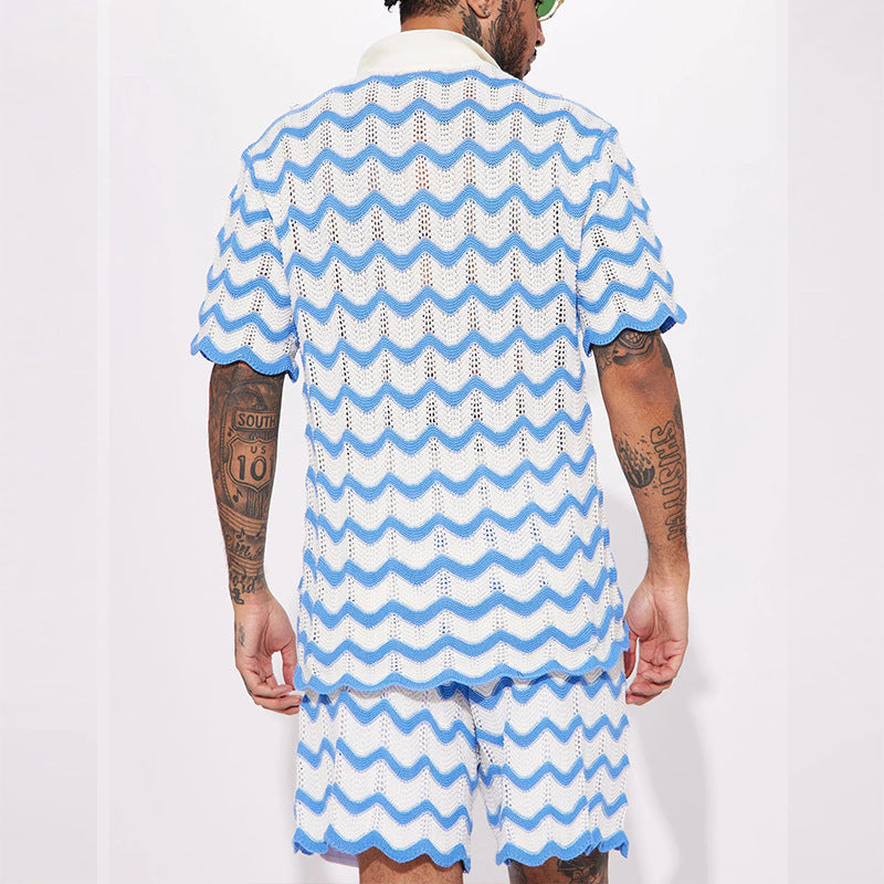 Men's Soft Knitted Co-ord Set – Relaxed Two-Piece Loungewear – view 2