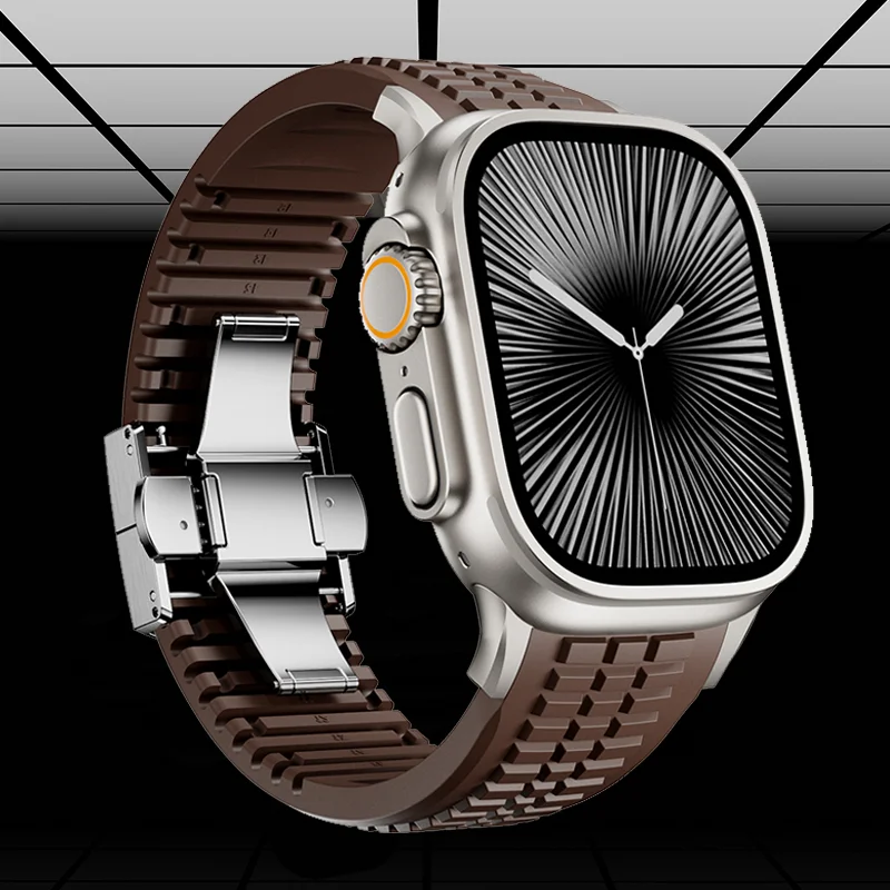 Men's Silicone Watch Strap – Quick-Release Apple Watch Band – view 11