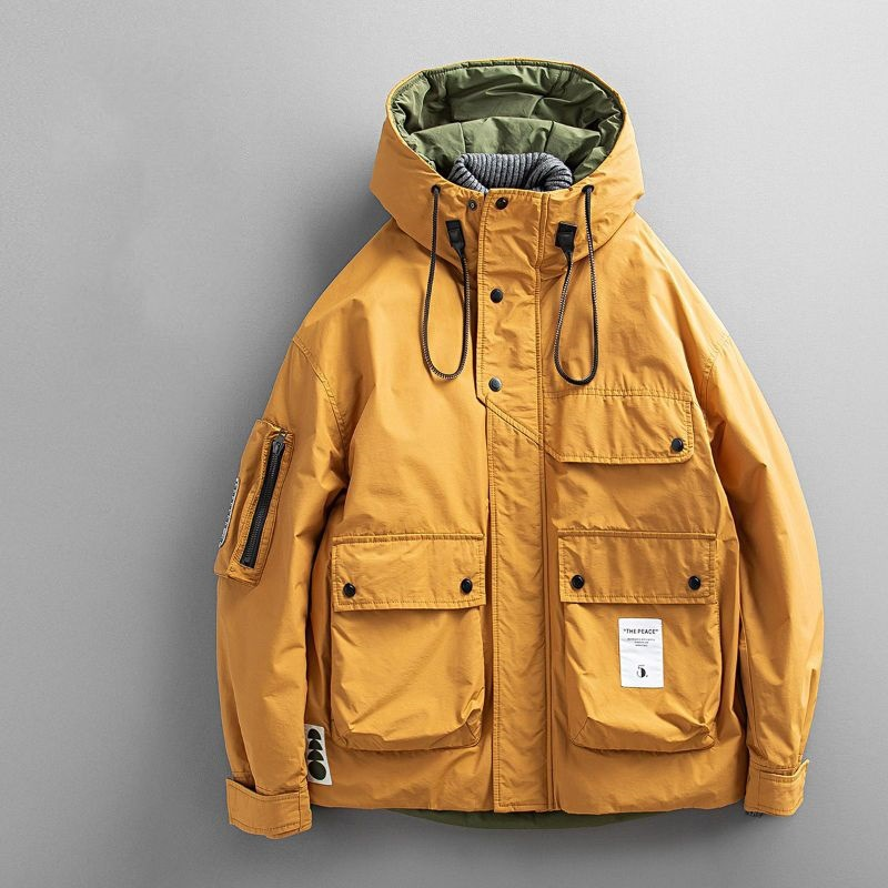 Men's Insulated Parka – Equinox Weather-Resistant Hooded Coat