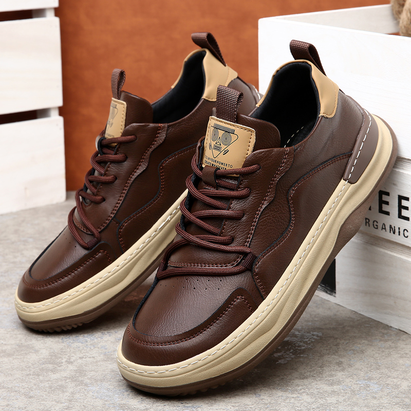 Men's Leather Trainers – Handcrafted Italian Leather Sneakers – view 2