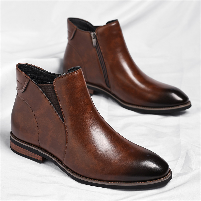 Men's Leather Chelsea Boots – Smart-Casual Slip-On Boots – view 2