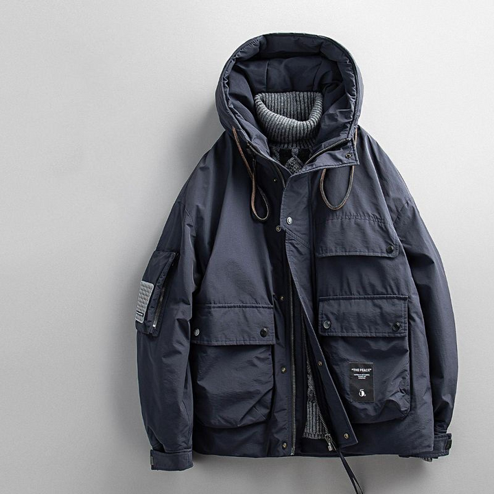 Men's Insulated Parka – Equinox Weather-Resistant Hooded Coat – view 7