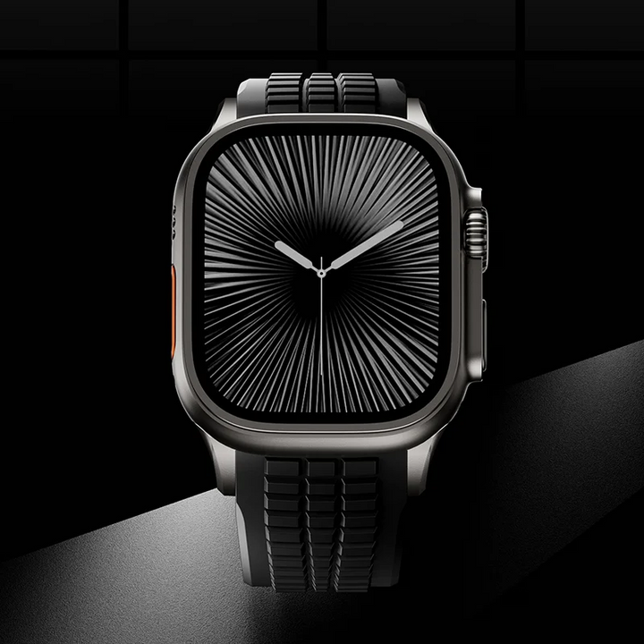 Men's Silicone Watch Strap – Quick-Release Apple Watch Band