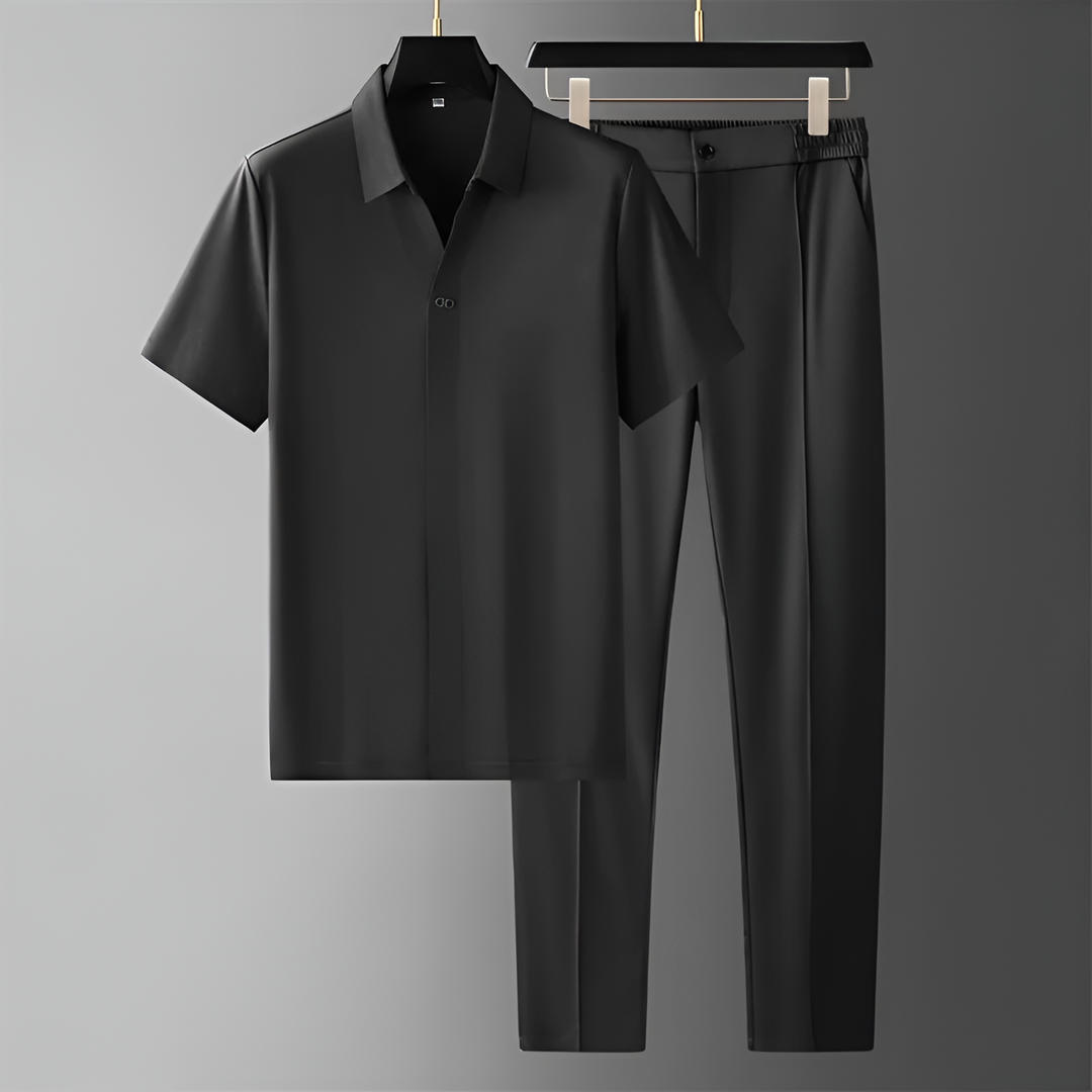 Men's Modal Lounge Set – Soft Tailored Two-Piece Comfort – view 3