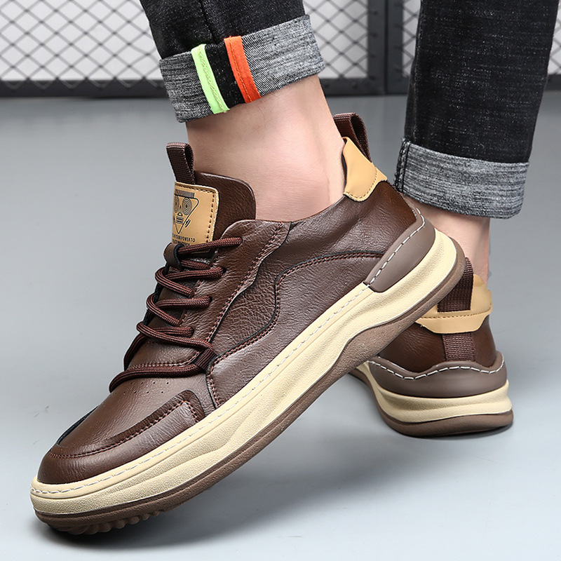 Men's Leather Trainers – Handcrafted Italian Leather Sneakers – view 5