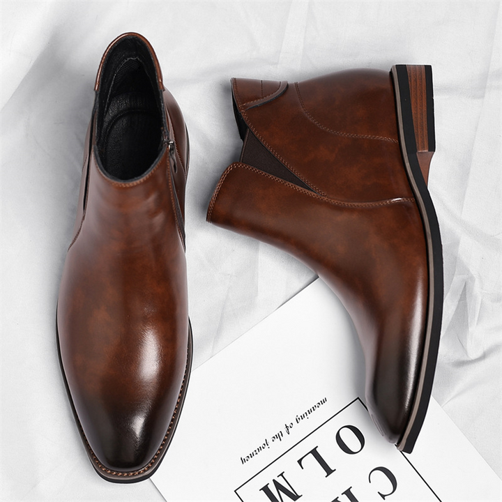 Men's Leather Chelsea Boots – Smart-Casual Slip-On Boots – view 3