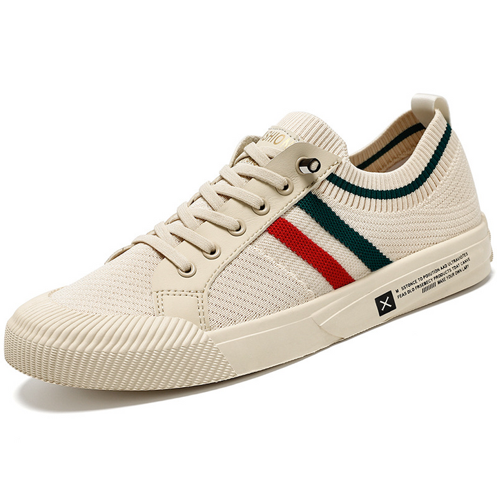 Men's Knit Trainers – Breathable Striped Sneakers for All-Day Wear – view 10