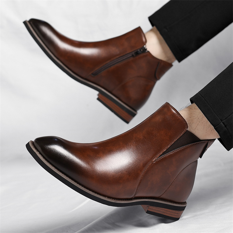 Men's Leather Chelsea Boots – Smart-Casual Slip-On Boots – view 4