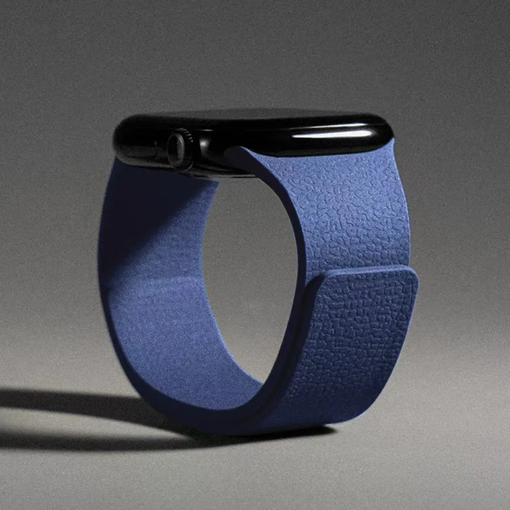 Men's Magnetic Apple Watch Band - Silicone Loop Strap – view 4