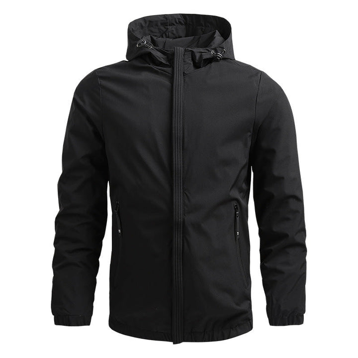 Men's Windproof Waterproof Shell Jacket – Lightweight Rain Layer – view 3