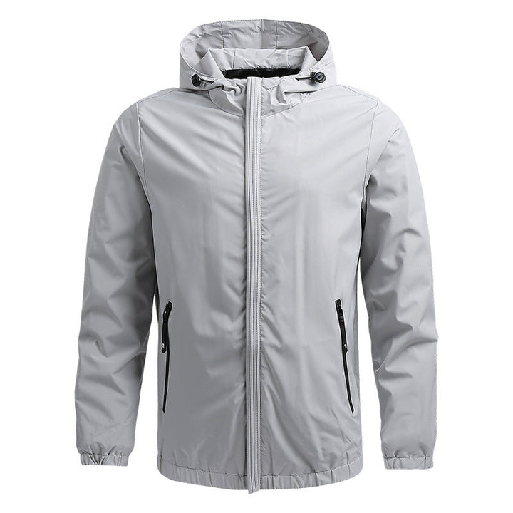 Men's Windproof Waterproof Shell Jacket – Lightweight Rain Layer – view 4