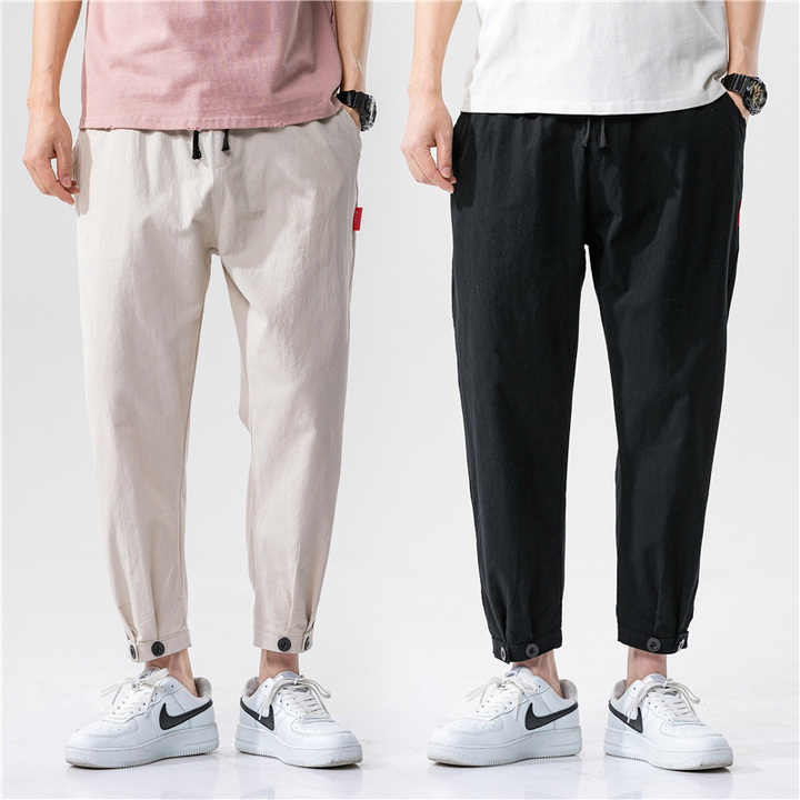 Men's Linen Blend Relaxed Trousers – Breathable Comfort – view 4