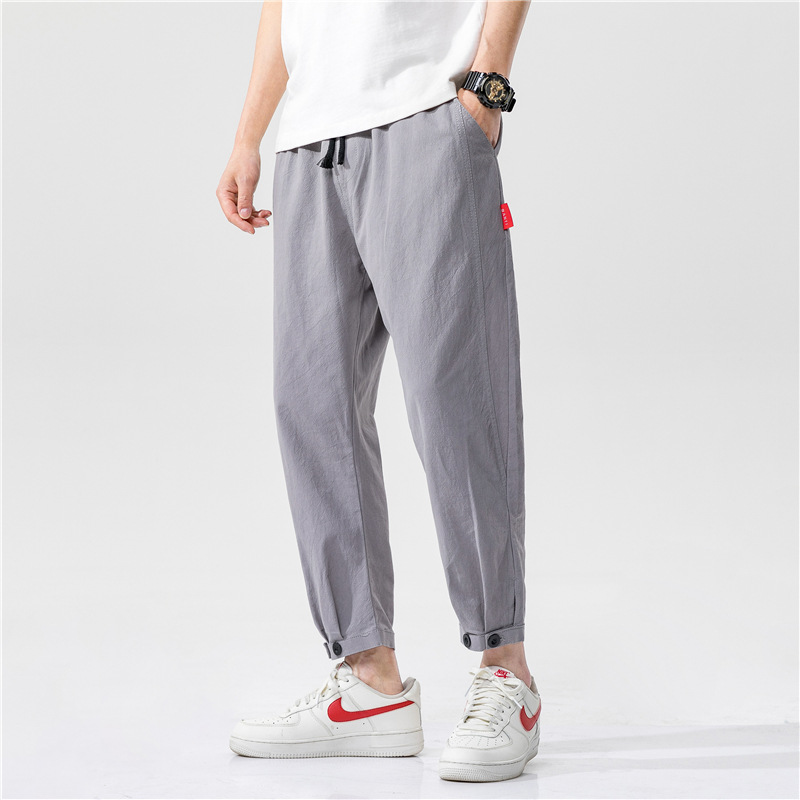 Men's Linen Blend Relaxed Trousers – Breathable Comfort – view 2