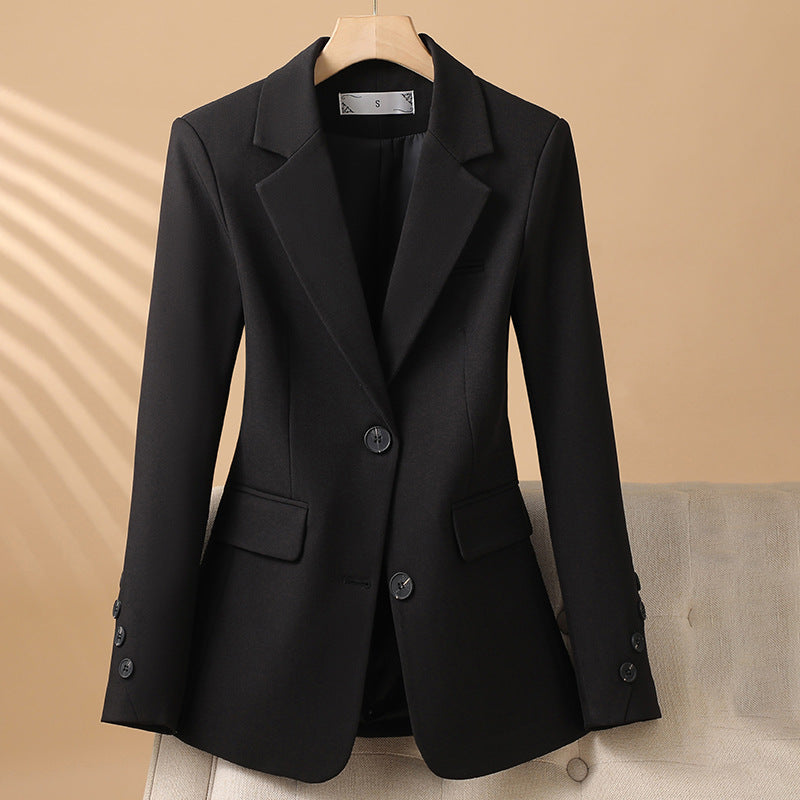 Women's Single-Breasted Tailored Blazer – Office to Evening