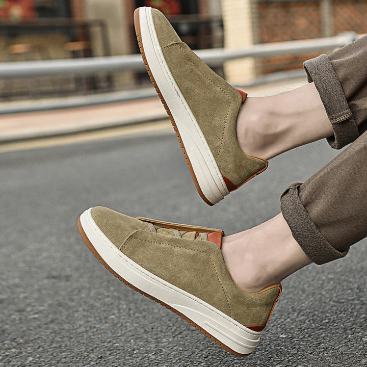 Men's Suede Slip-On Sneakers – Cushioned Everyday Trainers – view 5