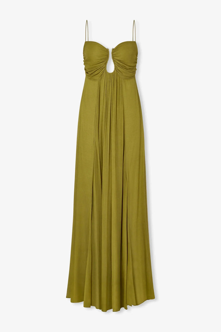 Women's Halter Neck Maxi Dress - Effortless Evening Elegance