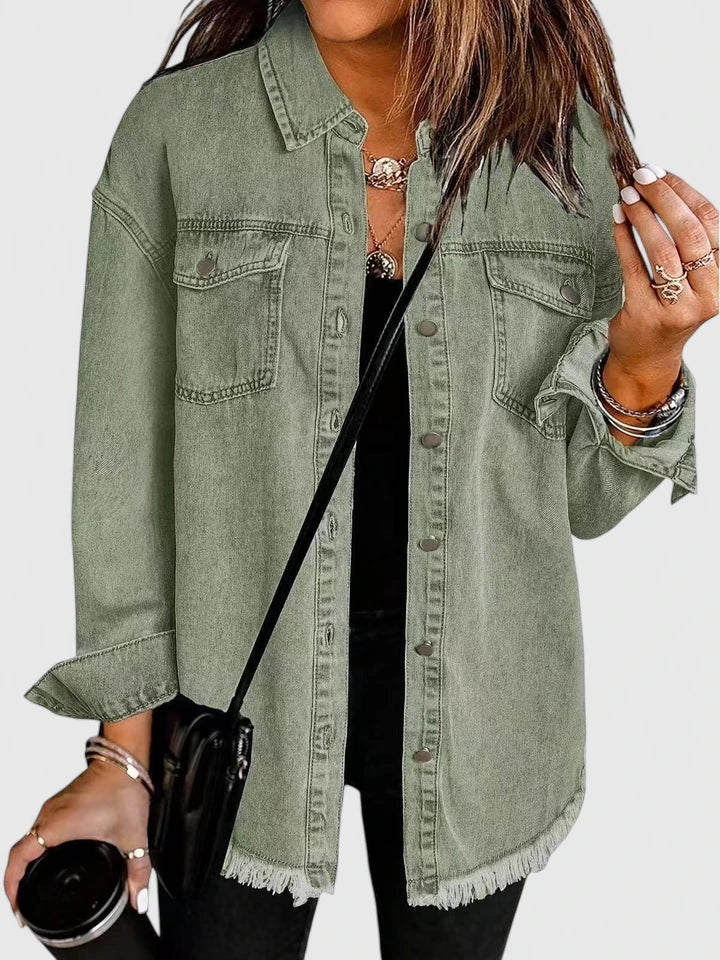 Women's Denim Jacket - Effortless Layering & Timeless Style
