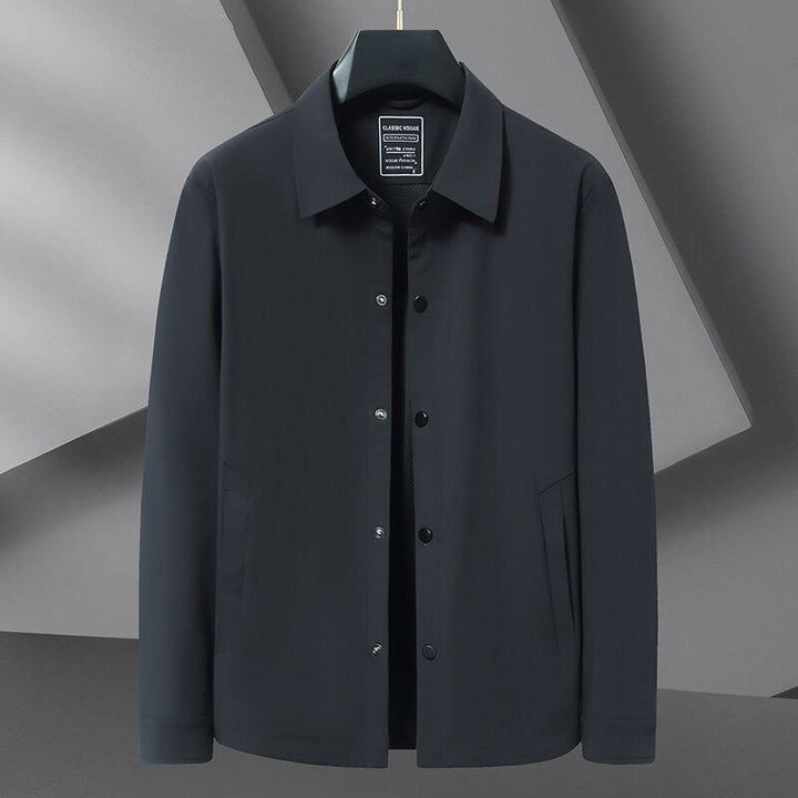 Men's Water-Repellent Snap Jacket – Lightweight Everyday Layer – view 2