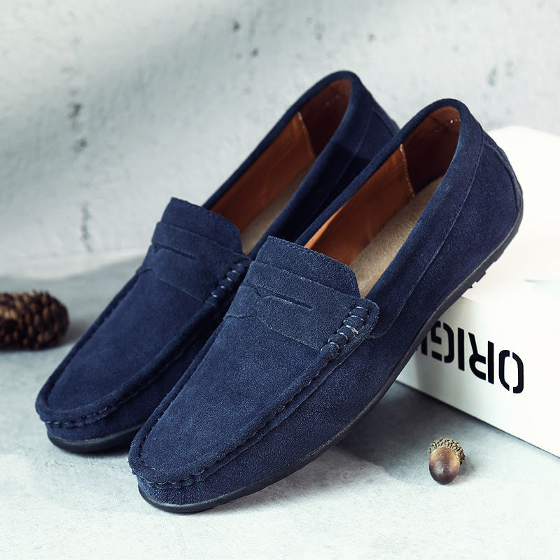Men's Suede Loafers – Comfortable Slip-On Smart Casual Shoes – view 6