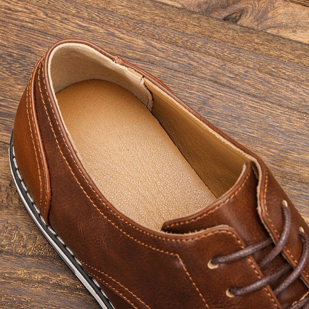 Men's Leather Derby Shoes – Smart Casual Everyday Footwear – view 4