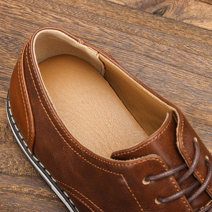 Men's Leather Derby Shoes – Smart Casual Everyday Footwear – view 4