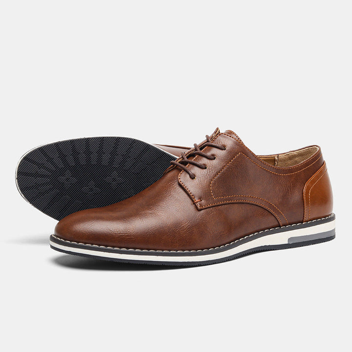 Men's Leather Derby Shoes – Smart Casual Everyday Footwear – view 9