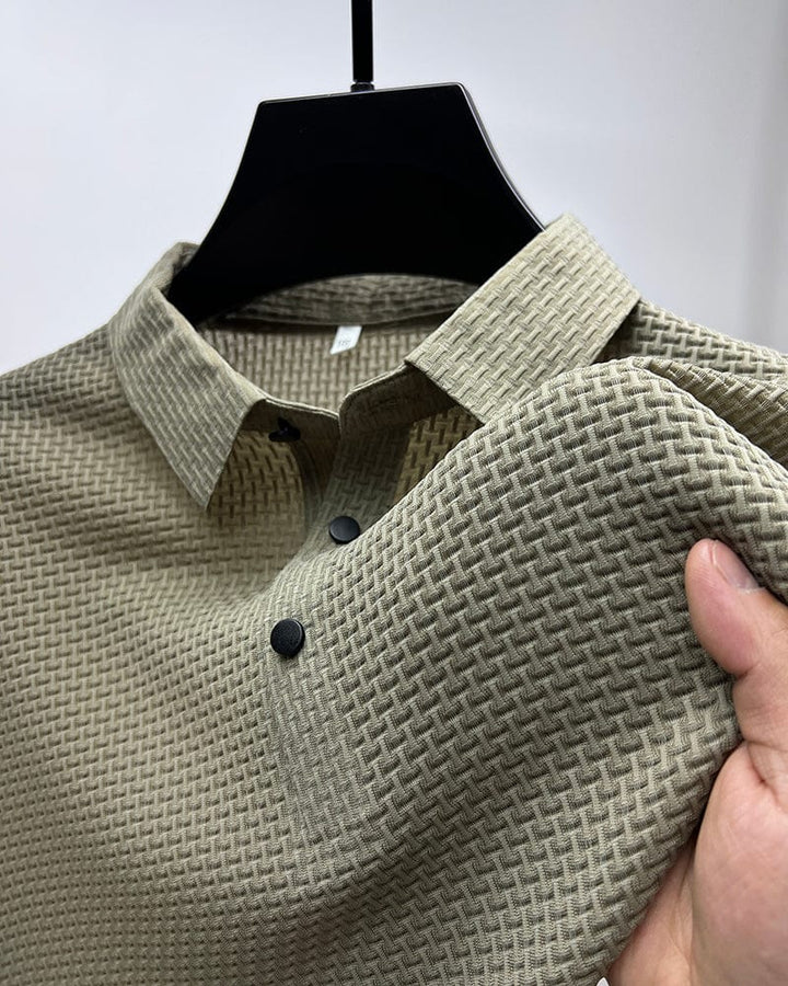 Men's Massimo Prestige Polo Shirt – Tailored Fit Smart Casual – view 2