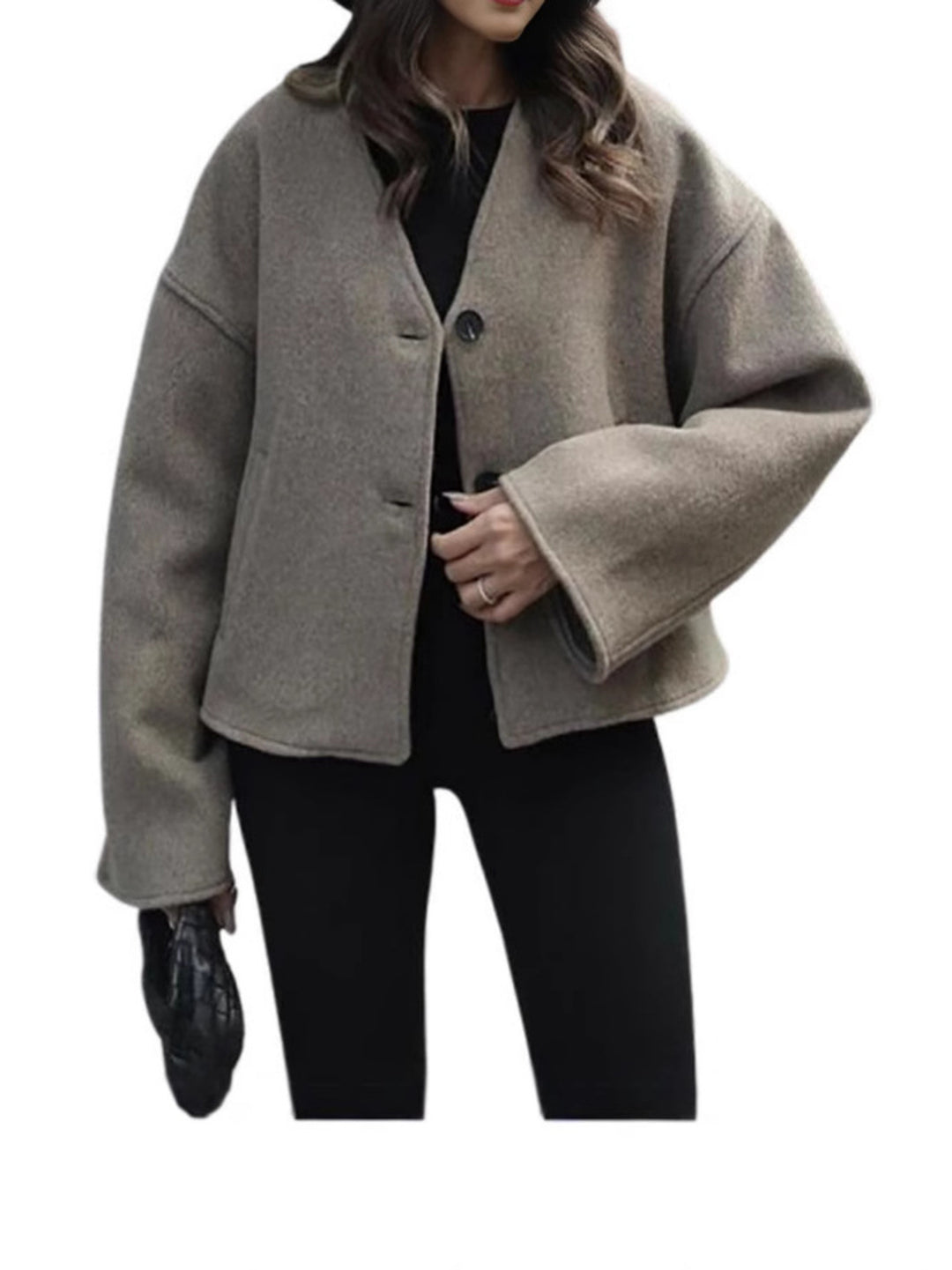 Grey-Brown Wool Coat