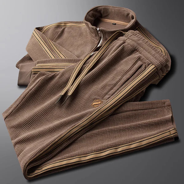 Men's Corduroy Tracksuit – Two-Piece Smart Casual Set – view 5