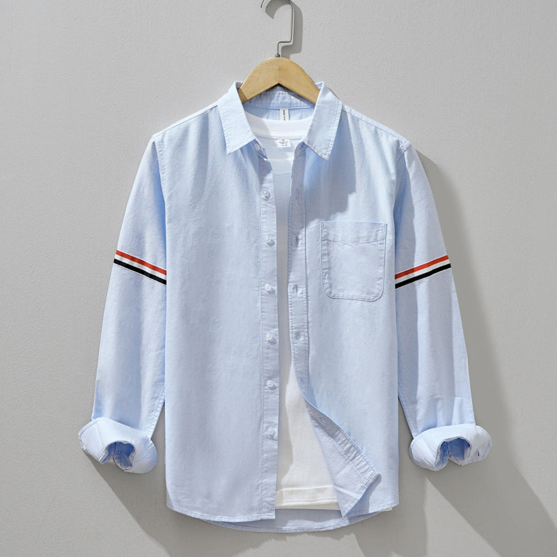 Men's Linen Relaxed Fit Shirt – Breathable Summer Button-Up – White