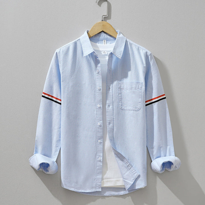 Men's Linen Relaxed Fit Shirt – Breathable Summer Button-Up – White