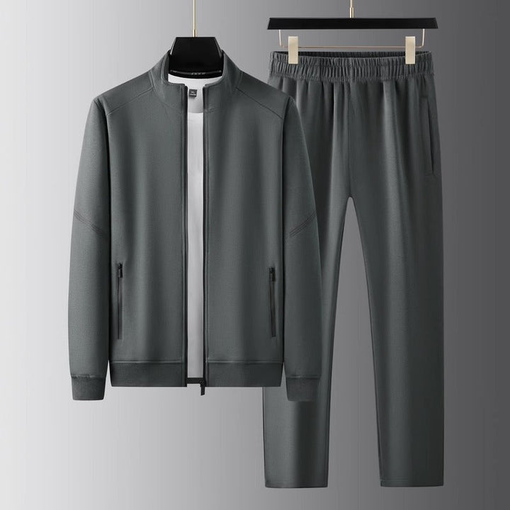 Men's Lycra Tracksuit – Sleek Tailored-Fit Zip-Up Two-Piece – view 3