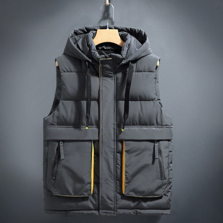 Men's Palermo Quilted Gilet – Water-Resistant Padded Vest – Khaki