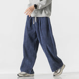 Men's Cotton Corduroy Trousers – Ibiza Wide-Leg Drawstring