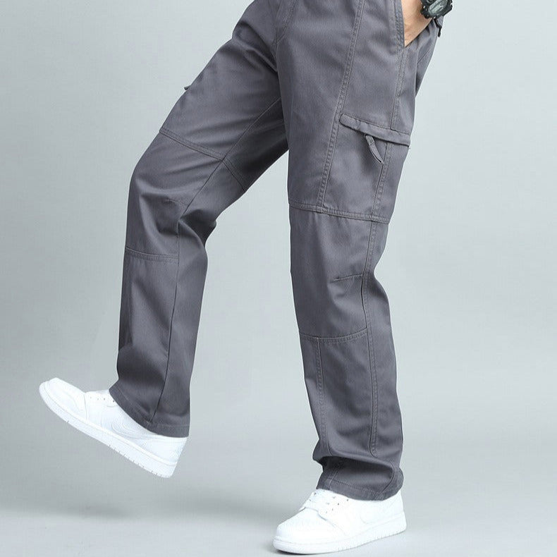 Men's Cotton Cargo Trousers – Brooklyn Everyday Workwear – view 7