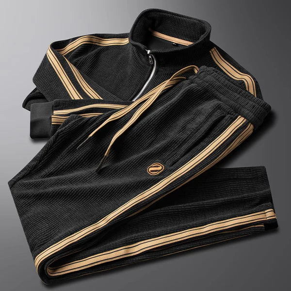 Men's Corduroy Tracksuit – Two-Piece Smart Casual Set – view 6