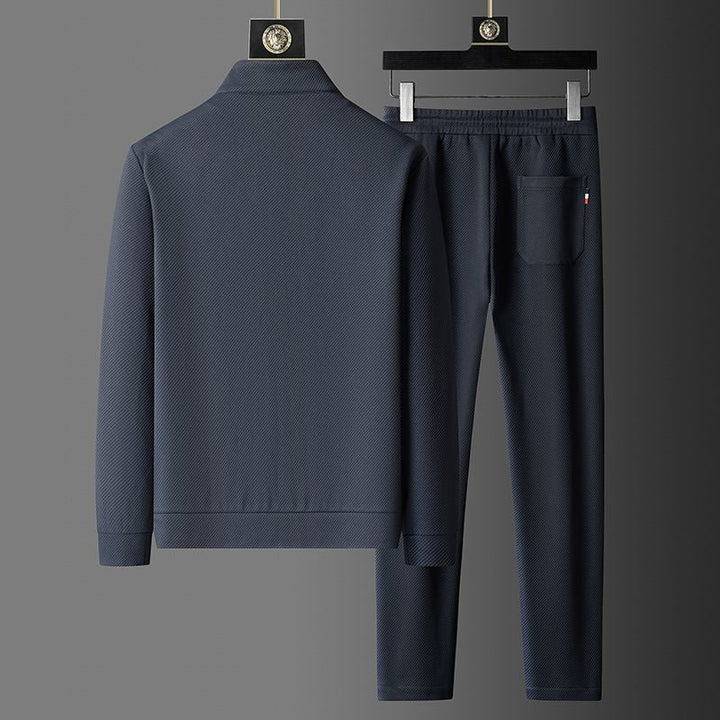 Men's Premium Zip-Up Tracksuit Set – Tailored Fit Loungewear – view 3