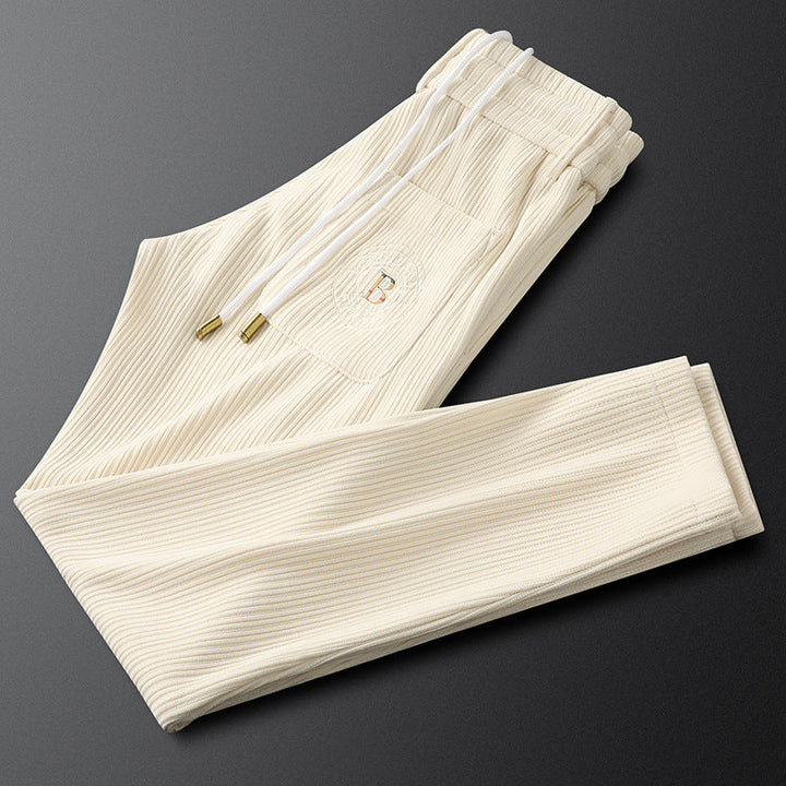 Men's Corduroy Trousers – Torino Soft Drawstring Trousers – view 4