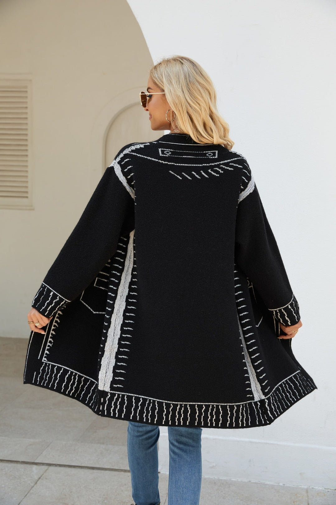 Women's Wool Knit Cardigan – Artisanal Button-Up Layer