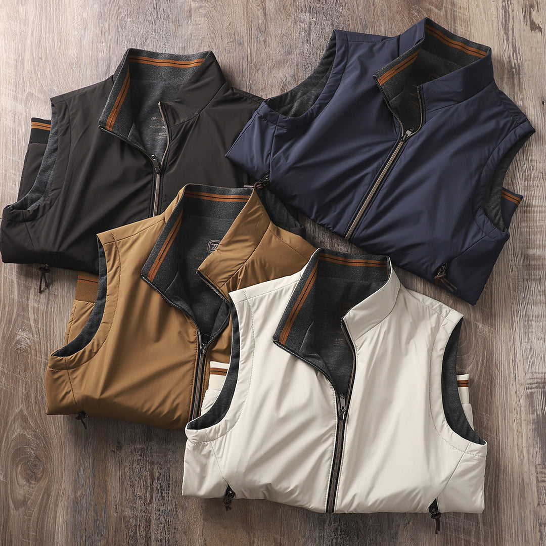 Men's Hayden Reversible Gilet – Fleece-Lined Layering Vest – view 11