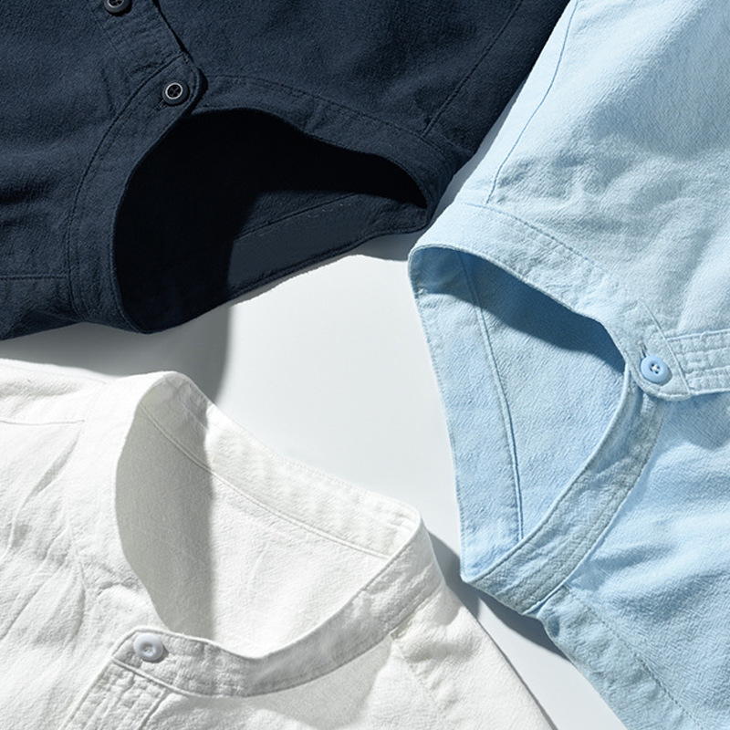 Sardinia Men's Pure Linen Shirt – Breathable Resort Style – view 5