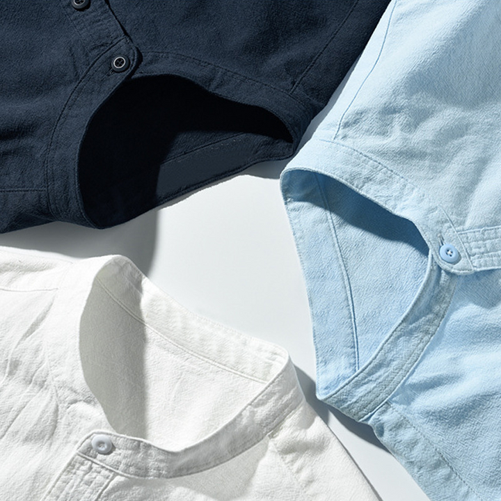 Sardinia Men's Pure Linen Shirt – Breathable Resort Style – view 5