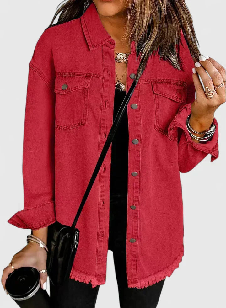 Women's Denim Jacket - Effortless Layering & Timeless Style