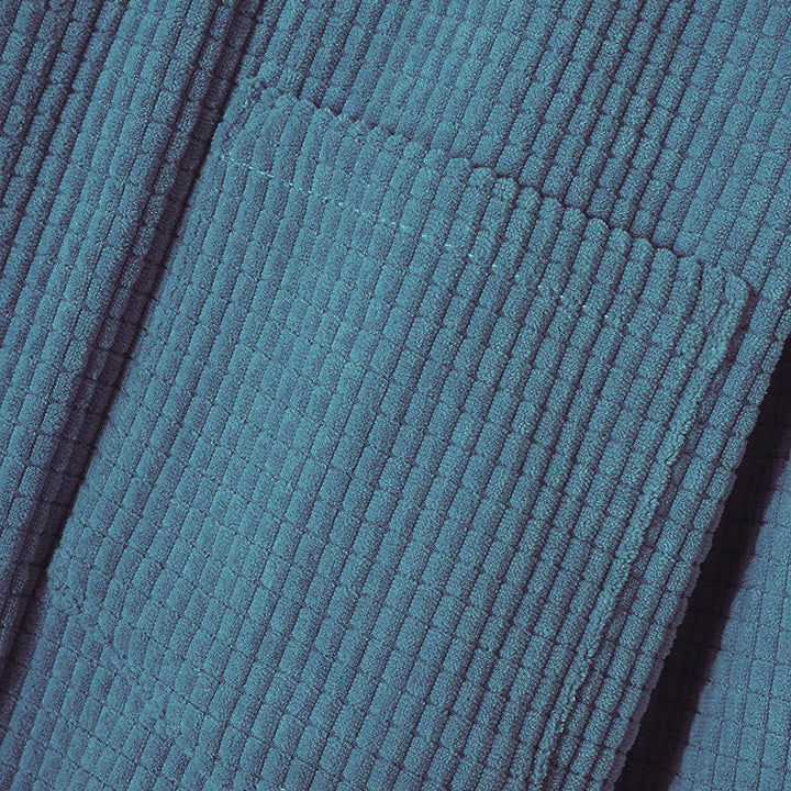 Men's Corduroy Button-Up Hoodie – Ridge Textured Layer – view 6