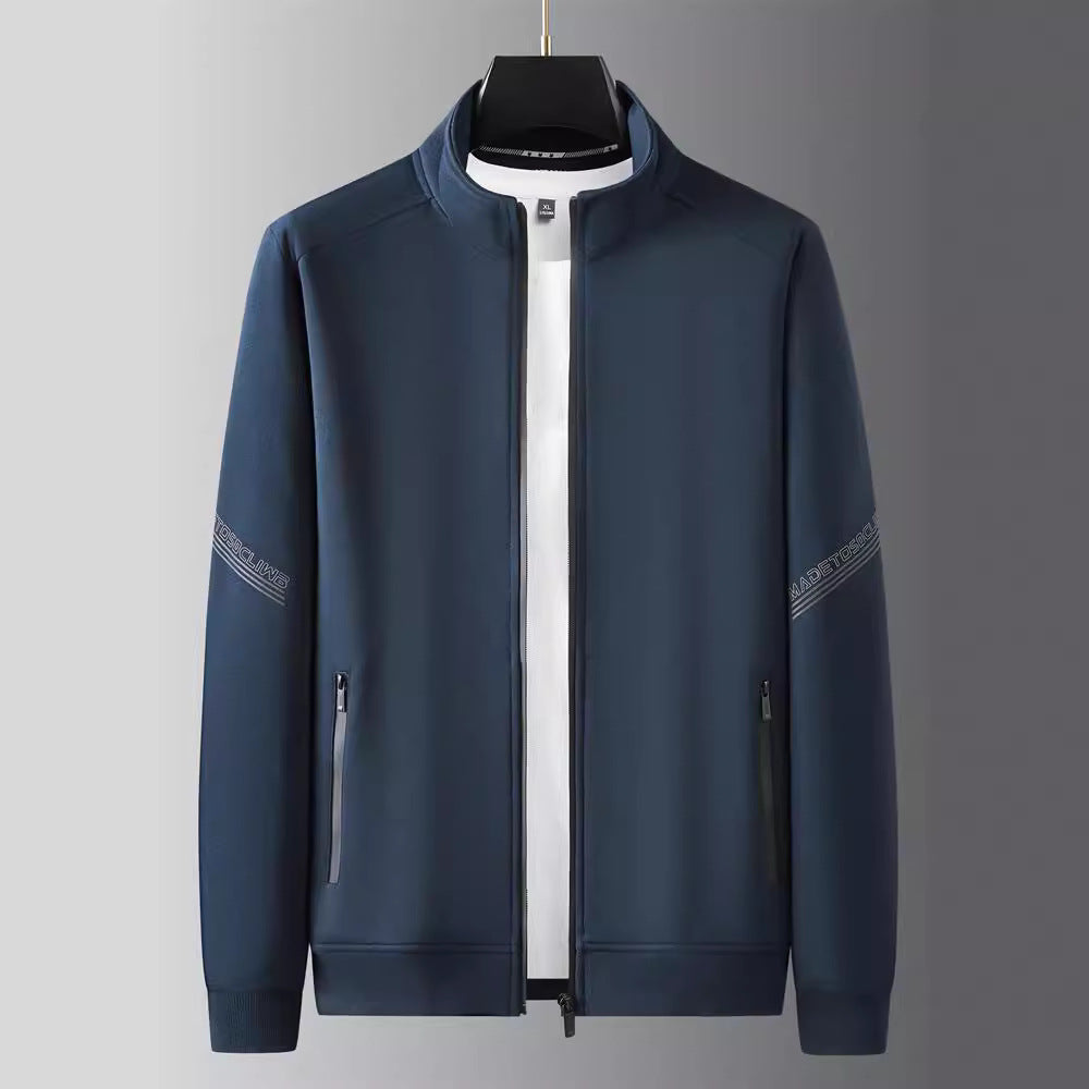 Men's Lycra Tracksuit – Sleek Tailored-Fit Zip-Up Two-Piece – view 2