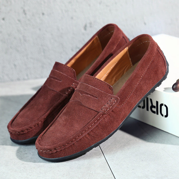 Men's Suede Loafers – Comfortable Slip-On Smart Casual Shoes – view 3