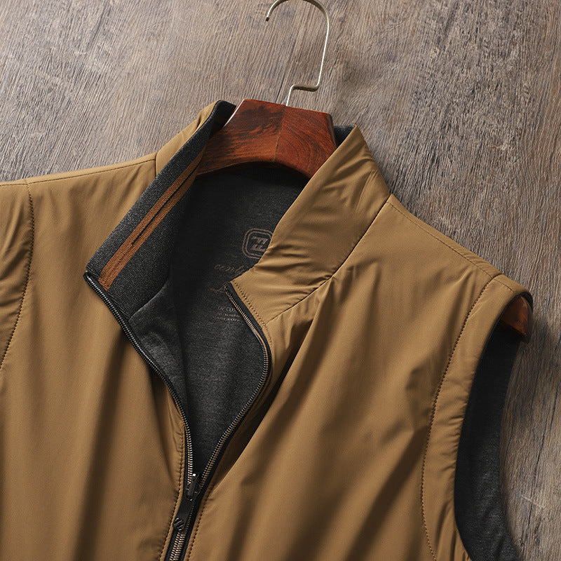 Men's Hayden Reversible Gilet – Fleece-Lined Layering Vest